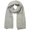 Accessories>SELECTED RIBBET HALSTØRKLÆDE Grey