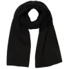 Accessories>SELECTED RIBBET HALSTØRKLÆDE Black