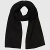 Accessories>SELECTED RIBBET HALSTØRKLÆDE Black