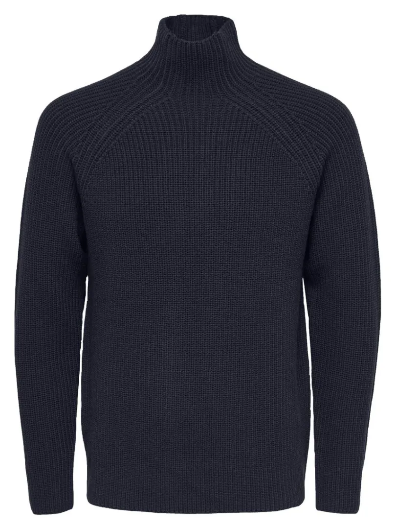 ribbet_pullover_4.webp Strik>SELECTED RIBBET PULLOVER Blue