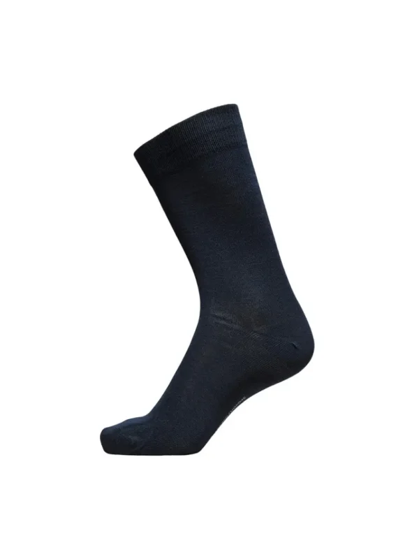Strømper>SELECTED RIBBET STRØMPER Blue