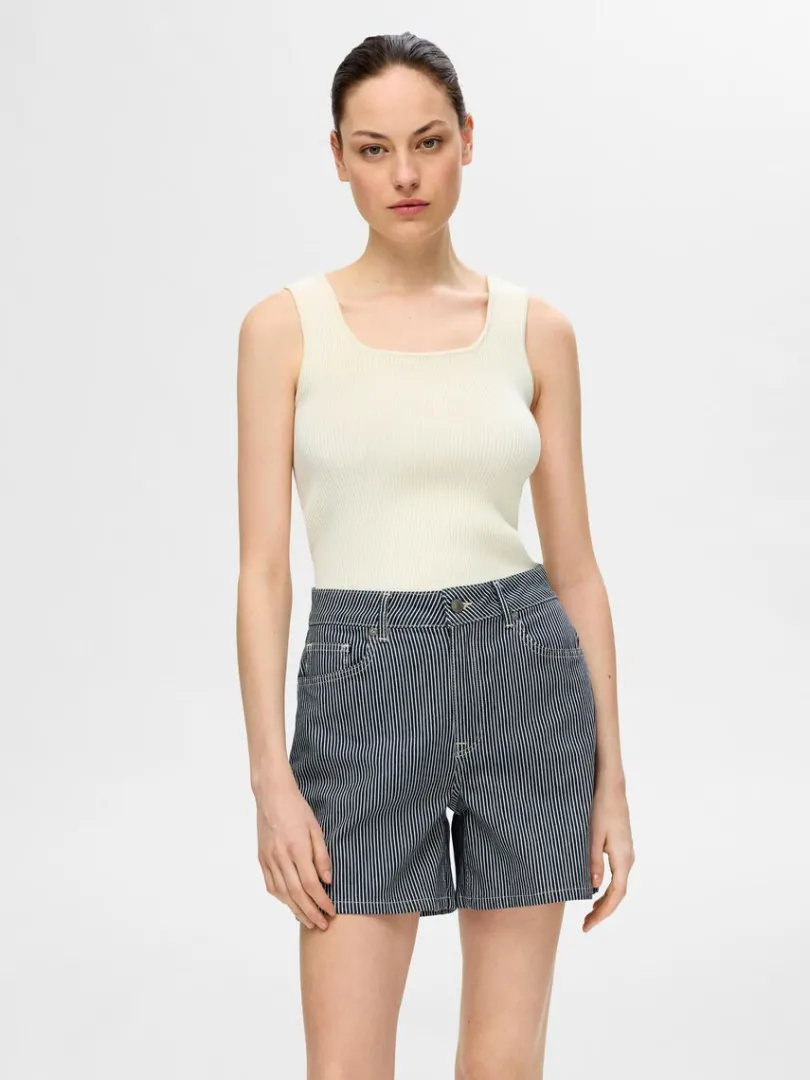 ribbet_tanktop_0-3.webp Toppe Og Bluser>SELECTED RIBBET TANKTOP Beige