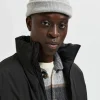 Accessories>SELECTED RIBSTRIKKET ULD HUE Grey