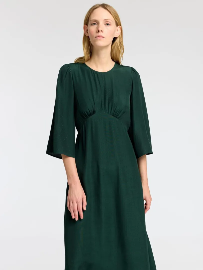 rme_maxikjole_3.webp Kjoler>SELECTED 3/4-ÆRME MAXIKJOLE Green