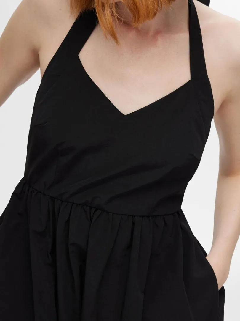 rmels_halterneckkjole_3.webp Kjoler>SELECTED ÆRMELØS HALTERNECK-KJOLE Black