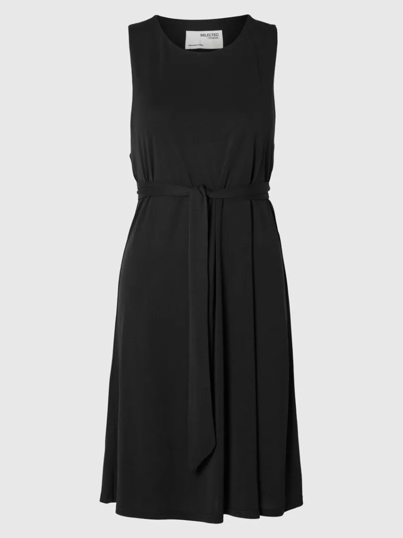 rmels_kort_kjole_5.webp Kjoler>SELECTED ÆRMELØS KORT KJOLE Black