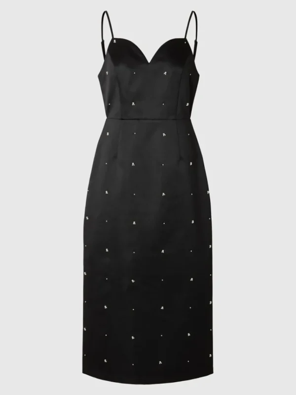 Kjoler>SELECTED ÆRMELØS MIDIKJOLE Black