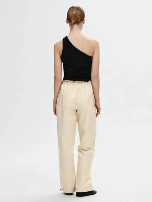 Toppe Og Bluser>SELECTED ÆRMELØS ONE-SHOULDER-TOP Black