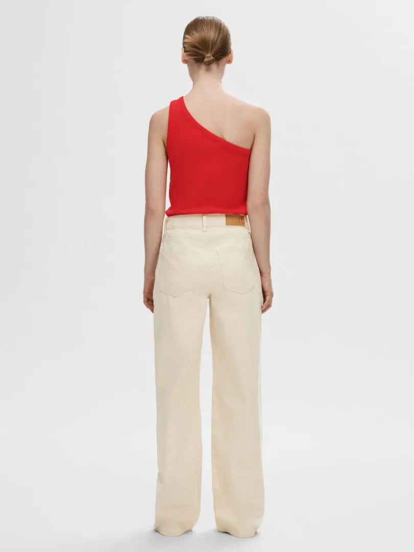 rmels_oneshouldertop_4-2.webp Toppe Og Bluser>SELECTED ÆRMELØS ONE-SHOULDER-TOP Red