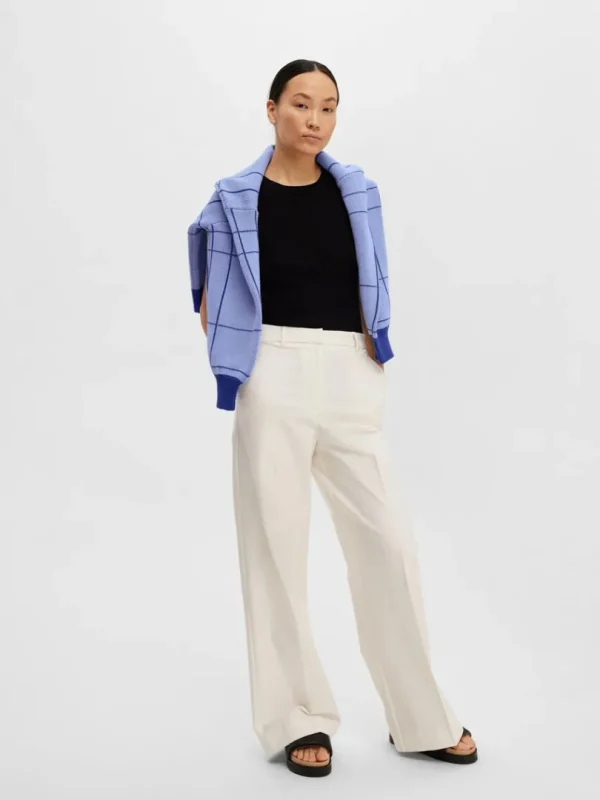 Toppe Og Bluser | Strik>SELECTED ÆRMELØS STRIKKET TOP Black