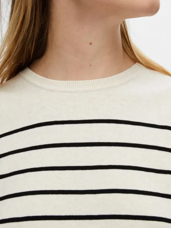 Toppe Og Bluser | Strik>SELECTED ÆRMELØS STRIKKET TOP Beige