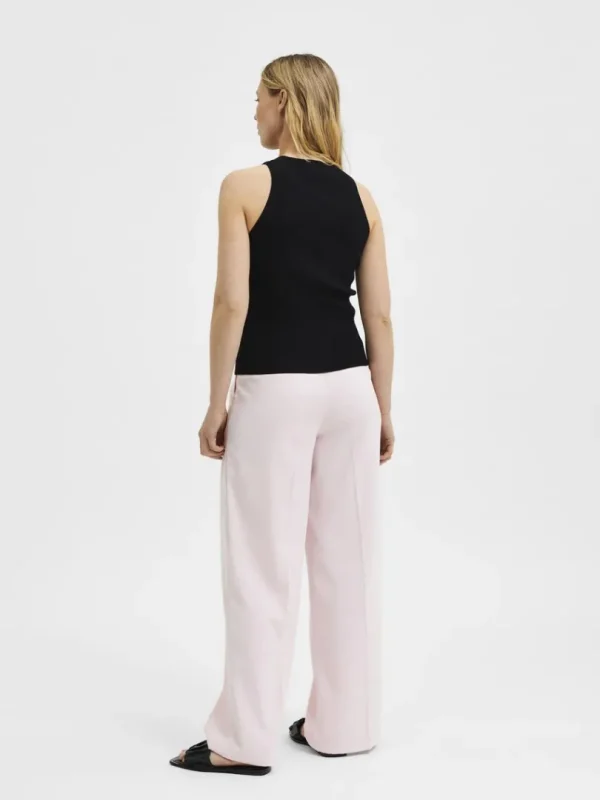 Toppe Og Bluser | Strik>SELECTED ÆRMELØS STRIKKET TOP Black