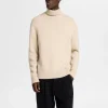 Strik>SELECTED RULLEKRAVE PULLOVER Beige