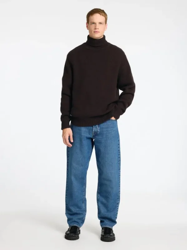 Strik>SELECTED RULLEKRAVE PULLOVER Brown