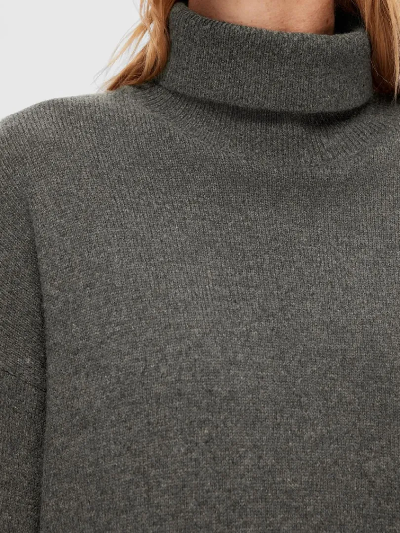 rullekrave_pullover_3-1.webp Strik>SELECTED RULLEKRAVE PULLOVER Grey