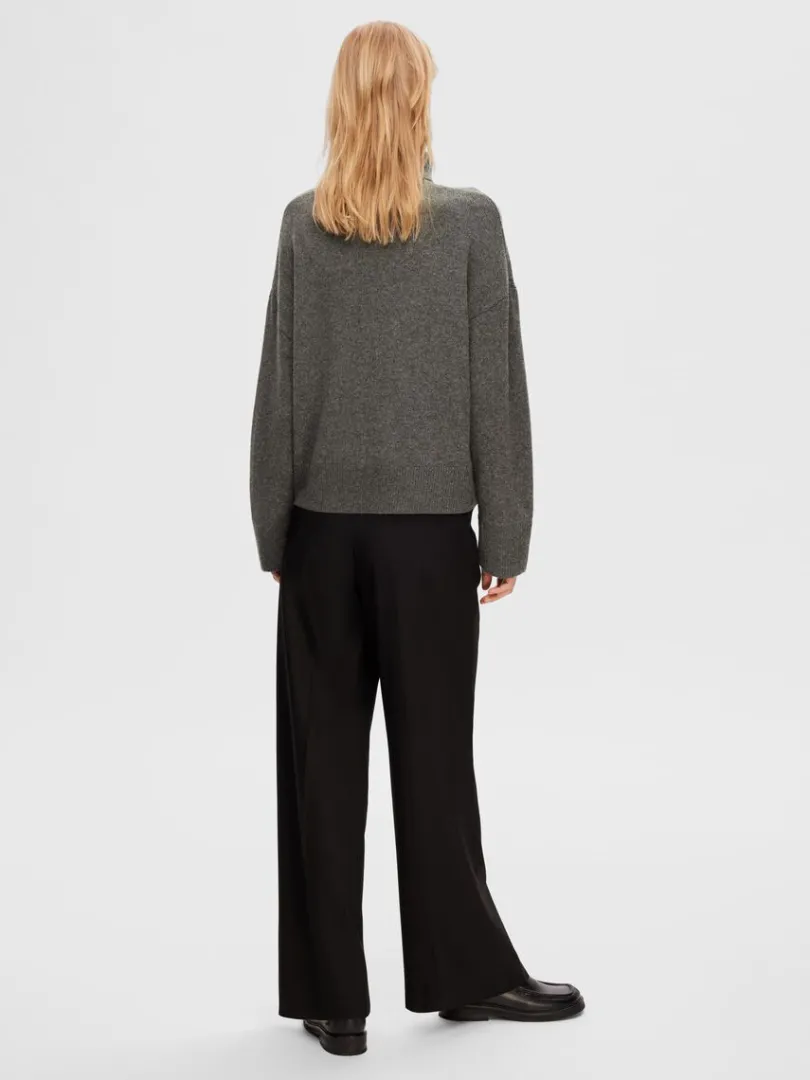 rullekrave_pullover_4-1.webp Strik>SELECTED RULLEKRAVE PULLOVER Grey