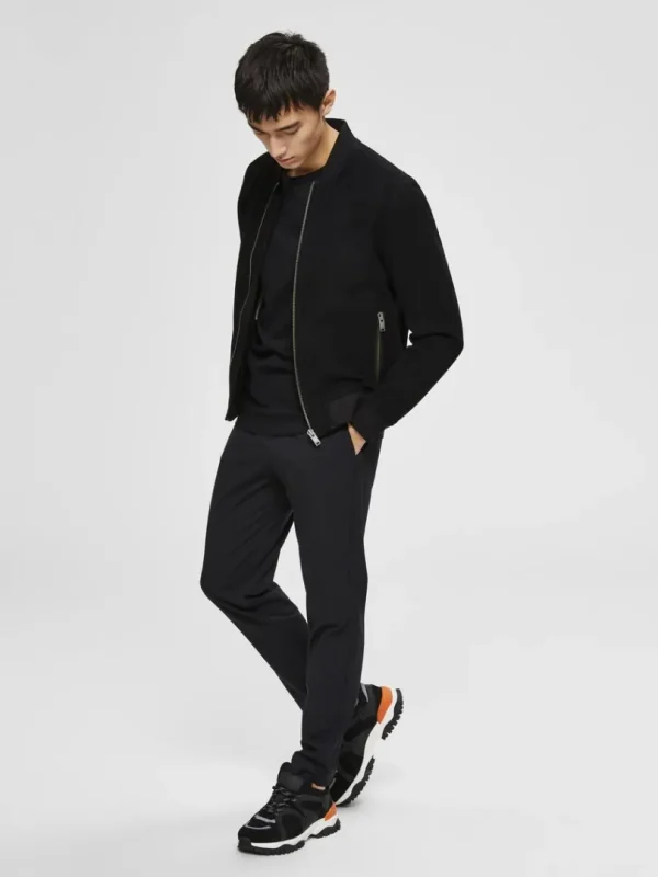 T-shirts>SELECTED RUND HALS T-SHIRT Black