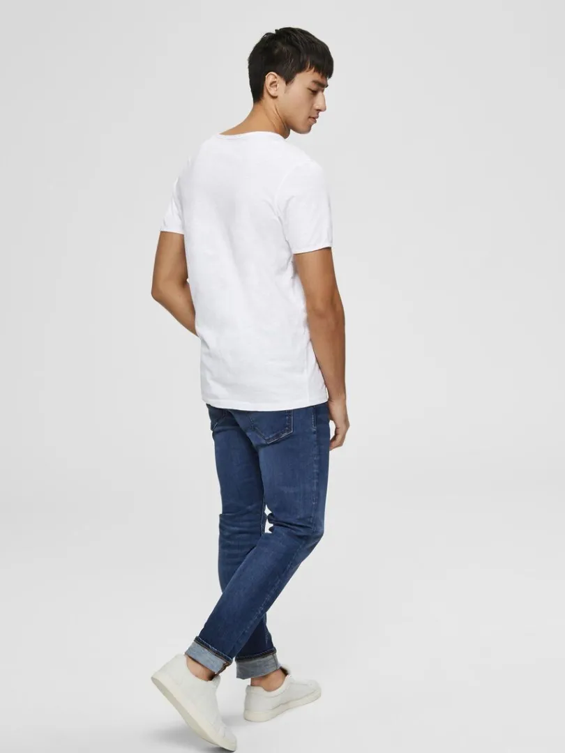 rund_hals_tshirt_4.webp T-shirts>SELECTED RUND HALS T-SHIRT White