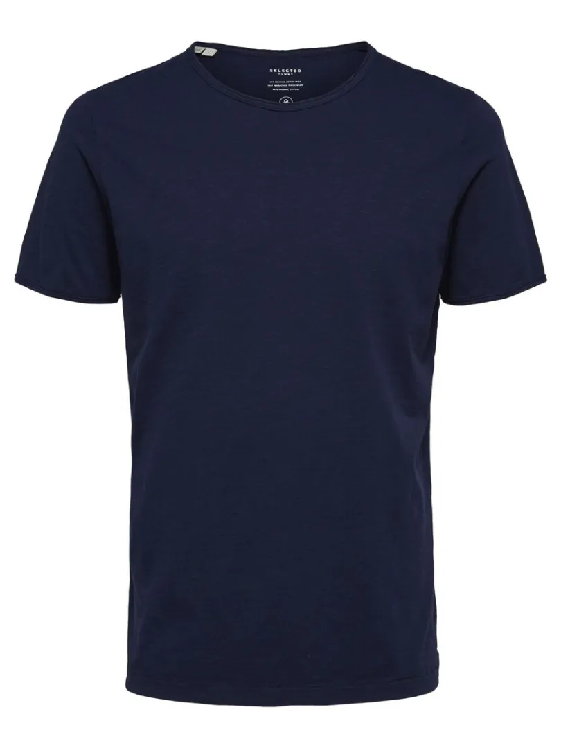 rund_hals_tshirt_5-1.webp T-shirts>SELECTED RUND HALS T-SHIRT Blue
