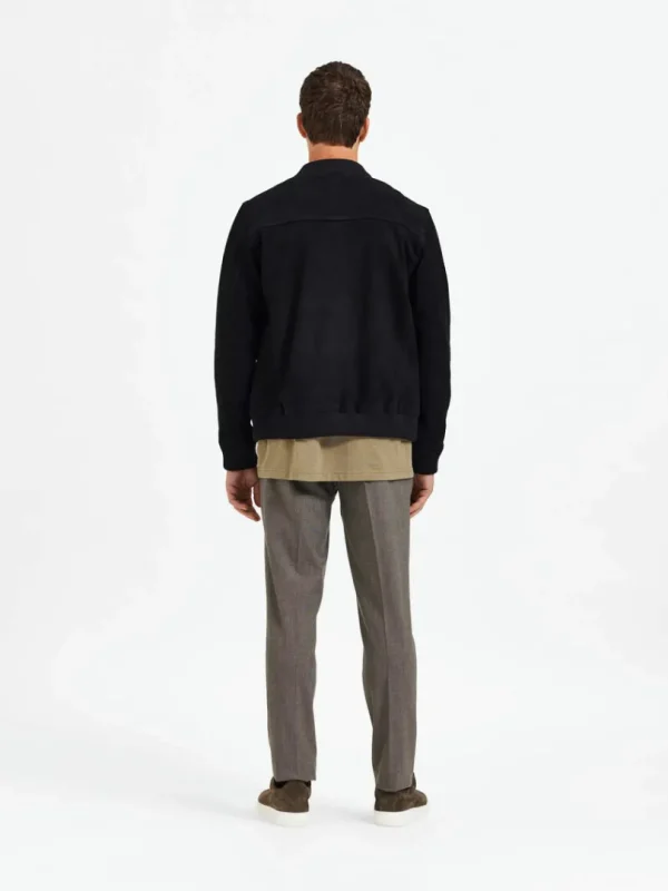 Overtøj>SELECTED RUSKIND BOMBERJAKKE Black