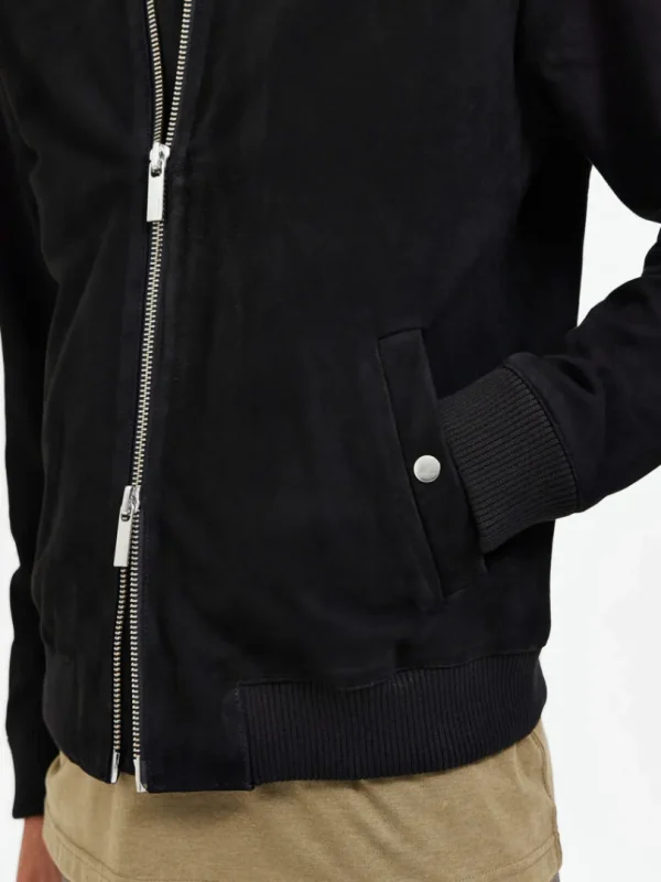 Overtøj>SELECTED RUSKIND BOMBERJAKKE Black