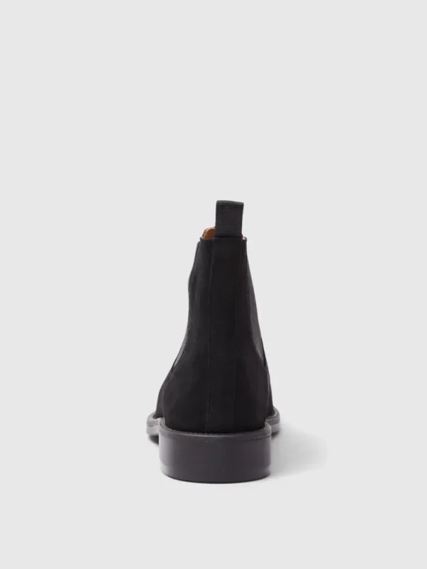 Sko>SELECTED RUSKIND CHELSEA-STØVLER Black