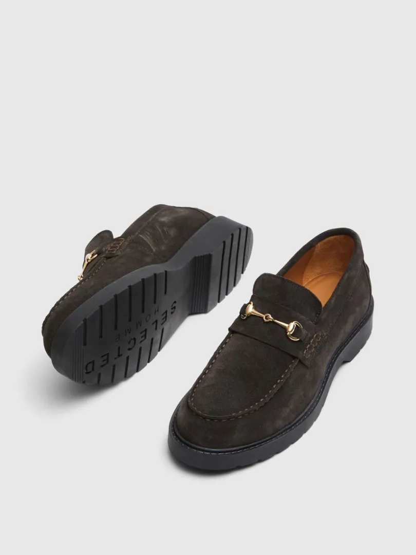 ruskind_horsebit_loafers_2.webp Sko>SELECTED RUSKIND HORSEBIT LOAFERS Brown