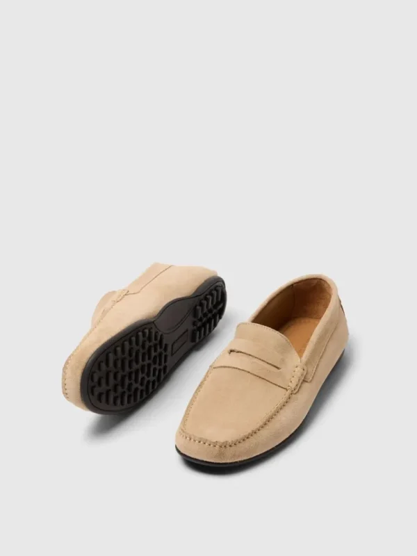 Sko>SELECTED RUSKIND LOAFERS Beige
