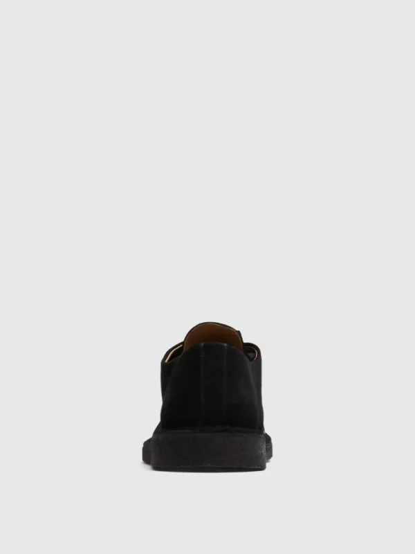 Sko>SELECTED RUSKIND MOC-TOE SKO Black