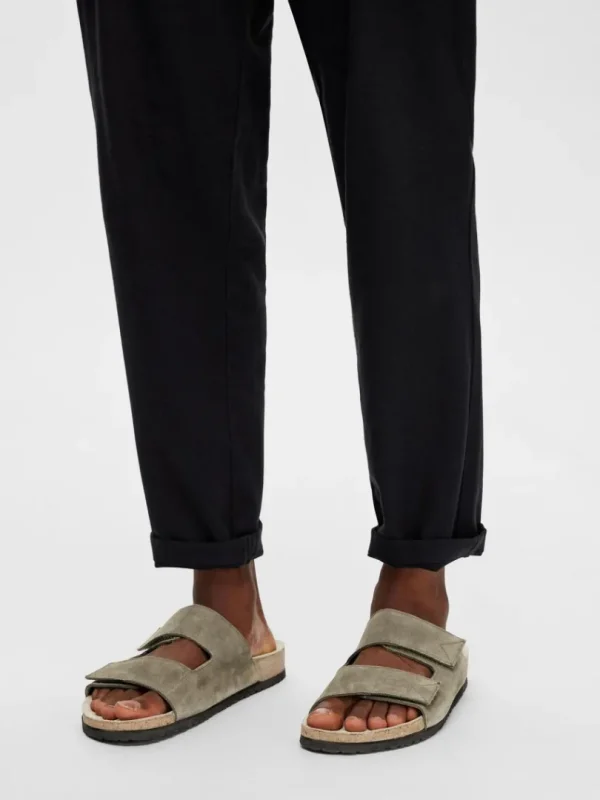 Sko>SELECTED RUSKIND SANDALER Green