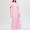 Kjoler>SELECTED SATIN MAXIKJOLE Pink