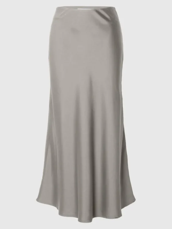 Nederdele>SELECTED SATIN MAXINEDERDEL Beige