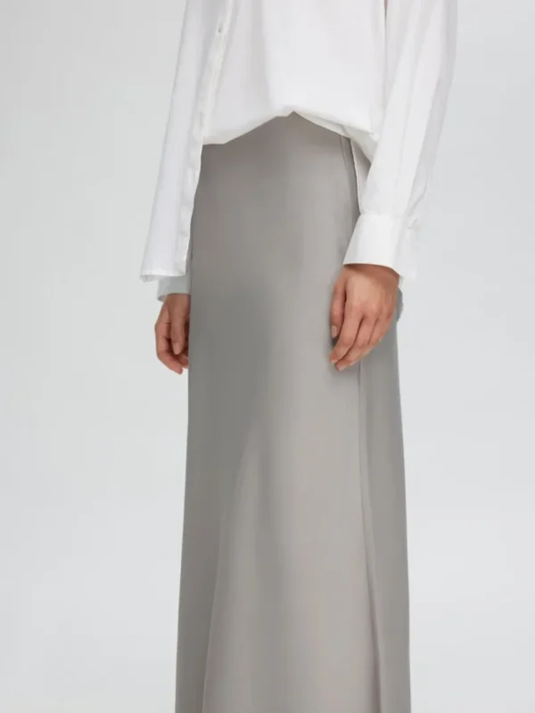 Nederdele>SELECTED SATIN MAXINEDERDEL Beige