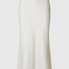 Nederdele>SELECTED SATIN MIDINEDERDEL Beige