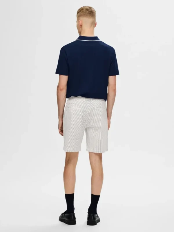 Shorts>SELECTED SEERSUCKER SHORTS Blue