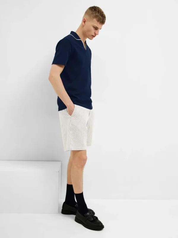 Shorts>SELECTED SEERSUCKER SHORTS Blue