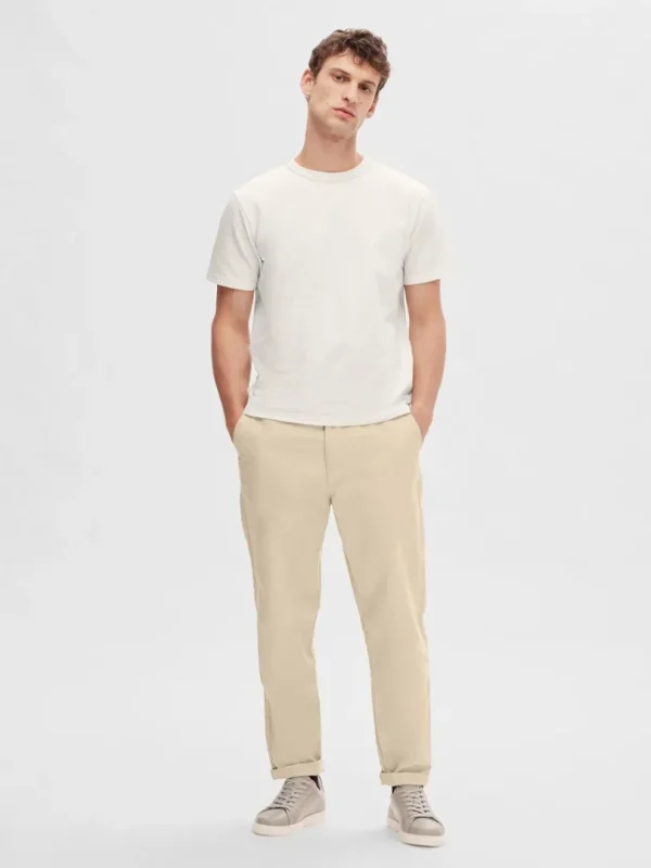 T-shirts>SELECTED SEERSUCKER T-SHIRT White