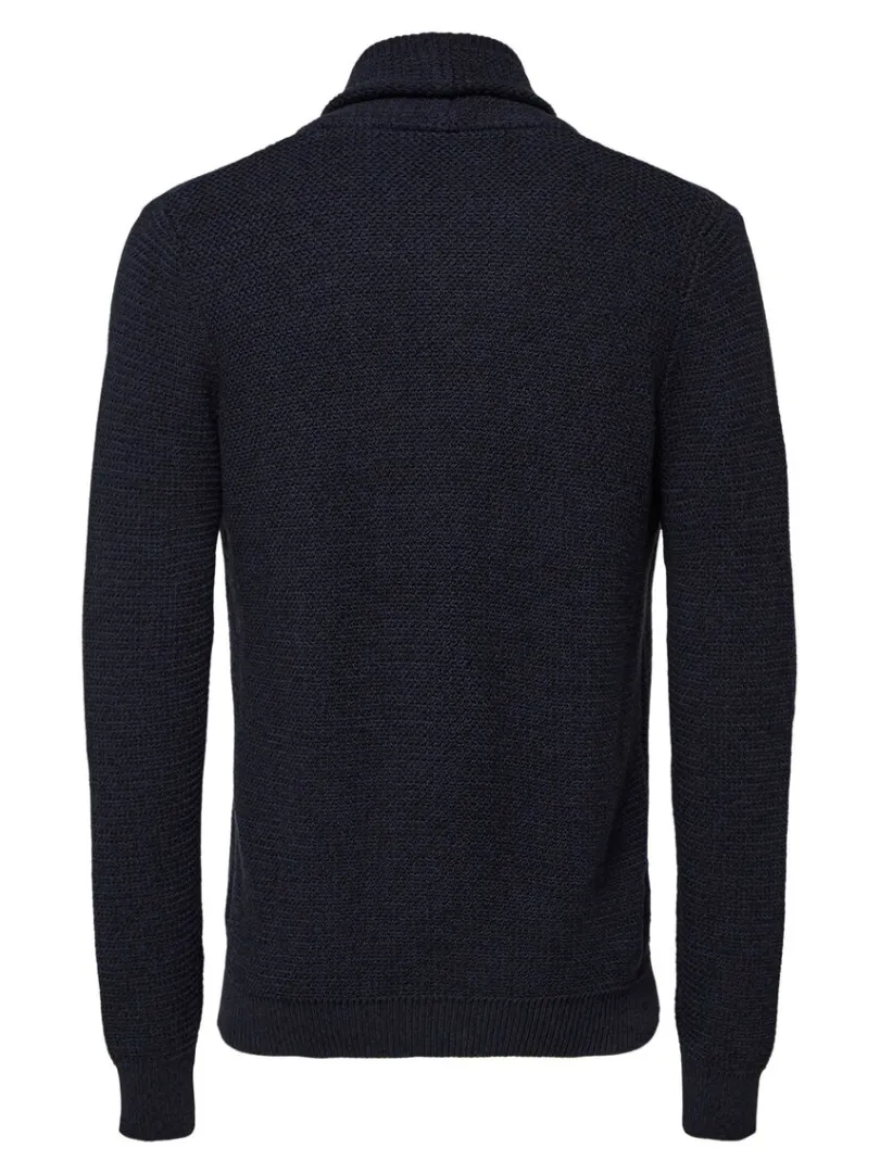 shawlneck_strikket_cardig_6.webp Strik>SELECTED SHAWL-NECK STRIKKET CARDIGAN Blue