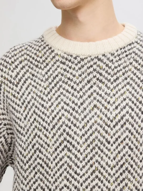 Strik>SELECTED SILDEBENSPRINT STRIKTRØJE Beige
