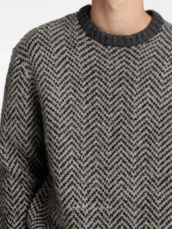 Strik>SELECTED SILDEBENSPRINT STRIKTRØJE Grey