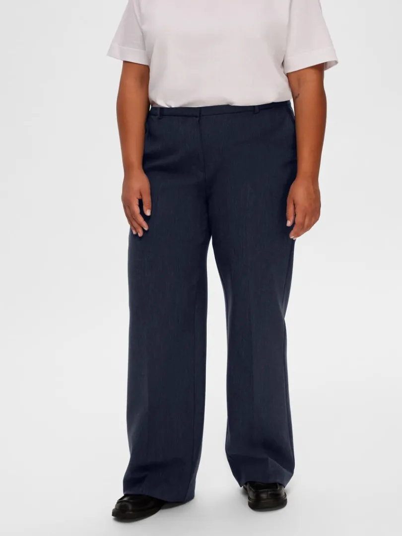 skrddersyede_brede_bukser_6-1.webp Bukser | Jakkesæt & Blazers>SELECTED SKRÆDDERSYEDE BREDE BUKSER Blue