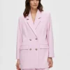 Jakkesæt & Blazers>SELECTED SKRÆDDERSYEDE ENKELTRADET BLAZER Pink