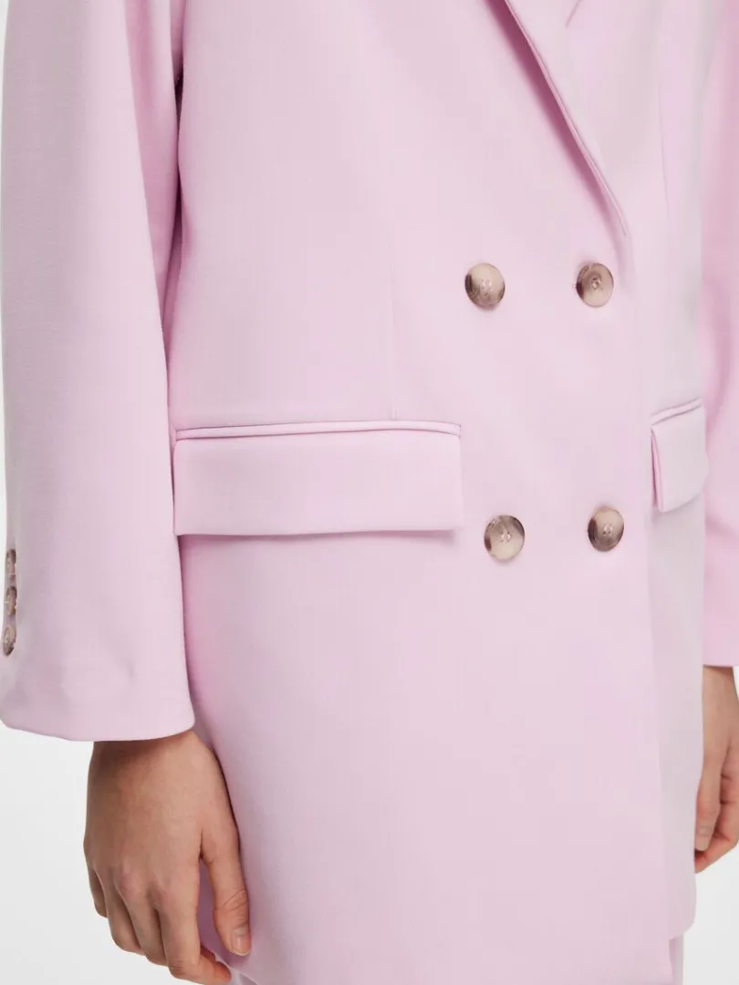 skrddersyede_enkeltradet__3.webp Jakkesæt & Blazers>SELECTED SKRÆDDERSYEDE ENKELTRADET BLAZER Pink