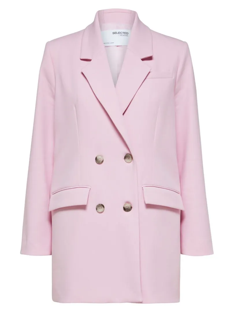skrddersyede_enkeltradet__5.webp Jakkesæt & Blazers>SELECTED SKRÆDDERSYEDE ENKELTRADET BLAZER Pink