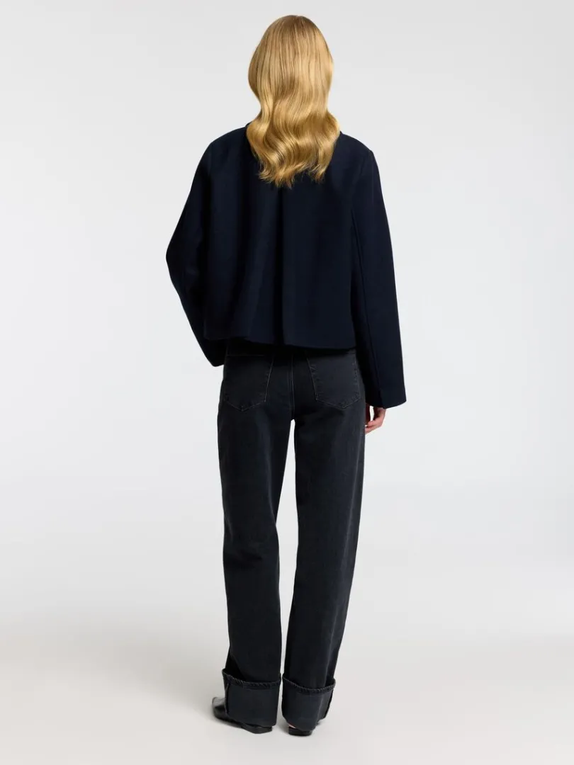 skrddersyede_kort_jakke_4.webp Overtøj>SELECTED SKRÆDDERSYEDE KORT JAKKE Blue
