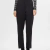 Bukser | Jakkesæt & Blazers>SELECTED SKRÆDDERSYEDE TAPERED BUKSER Black