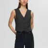 Jakkesæt & Blazers | Toppe Og Bluser>SELECTED SKRÆDDERSYEDE VEST Grey