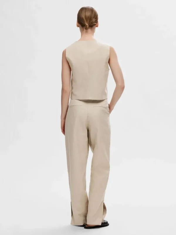 Jakkesæt & Blazers | Toppe Og Bluser>SELECTED SKRÆDDERSYEDE VEST Beige