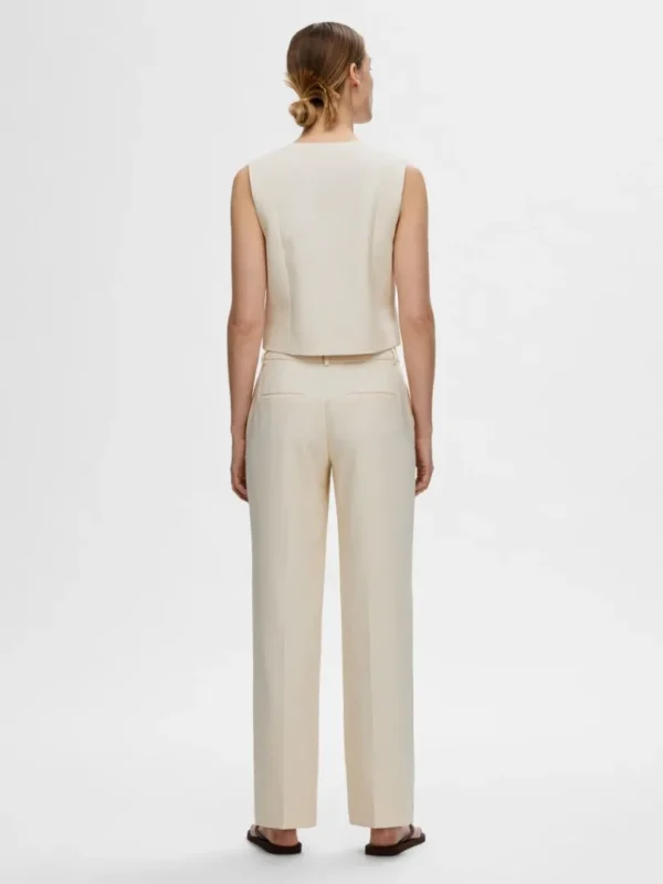 Toppe Og Bluser>SELECTED SKRÆDDERSYEDE VEST Beige