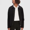 Overtøj | Jakkesæt & Blazers>SELECTED SKRÆDDERSYET MED LYNLÅS JAKKE Black